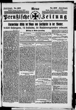 Neue preußische Zeitung vom 29.02.1916