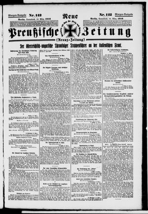 Neue preußische Zeitung vom 18.03.1916