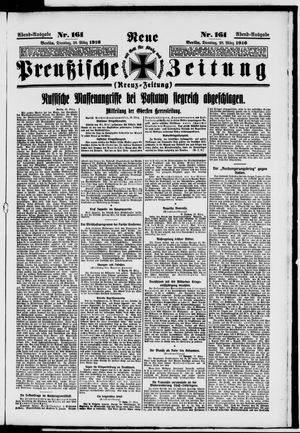 Neue preußische Zeitung vom 28.03.1916