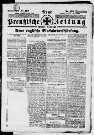Neue preußische Zeitung vom 01.04.1916