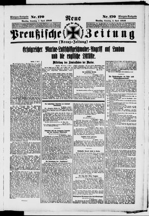 Neue preußische Zeitung vom 02.04.1916