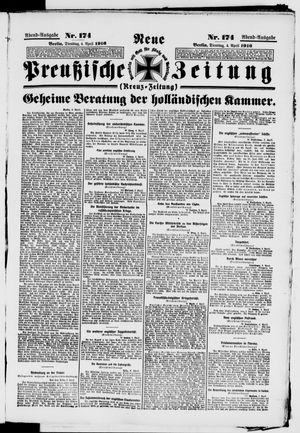 Neue preußische Zeitung vom 04.04.1916