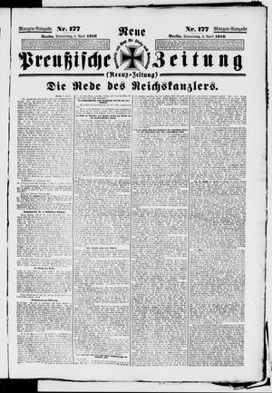 Neue preußische Zeitung vom 06.04.1916