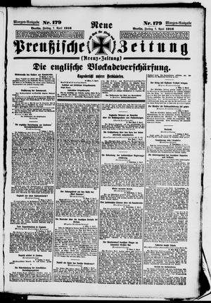 Neue preußische Zeitung vom 07.04.1916