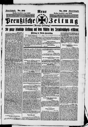 Neue preußische Zeitung vom 08.04.1916