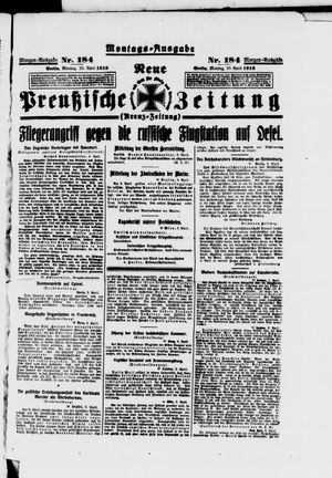 Neue preußische Zeitung vom 10.04.1916