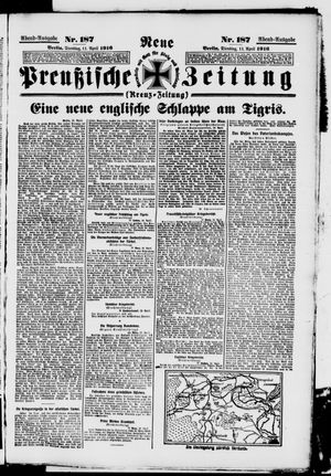 Neue preußische Zeitung vom 11.04.1916