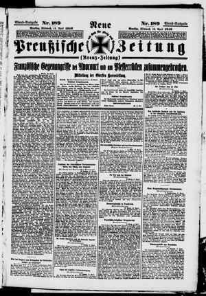 Neue preußische Zeitung vom 12.04.1916