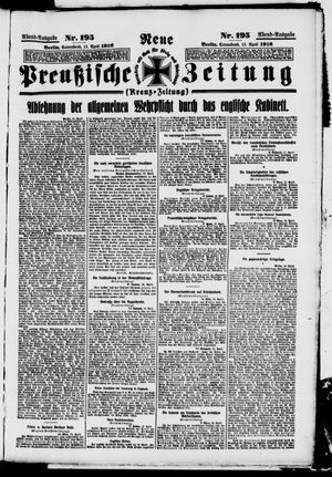 Neue preußische Zeitung vom 15.04.1916