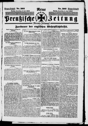 Neue preußische Zeitung vom 20.04.1916