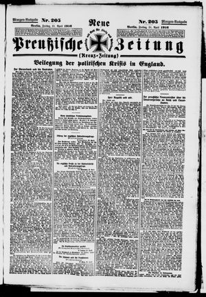 Neue preußische Zeitung vom 21.04.1916