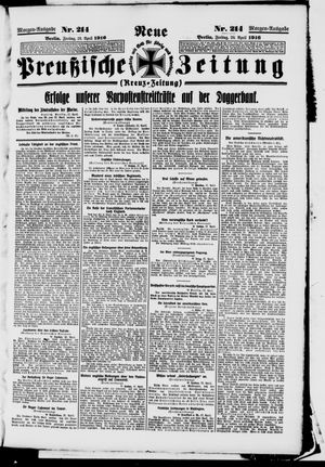 Neue preußische Zeitung vom 28.04.1916