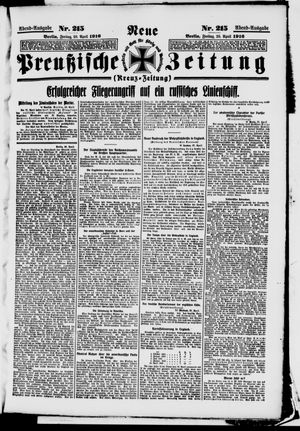 Neue preußische Zeitung vom 28.04.1916
