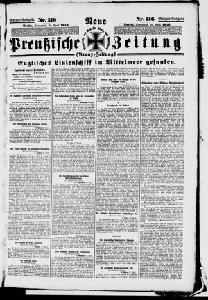 Neue preußische Zeitung vom 29.04.1916