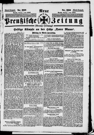 Neue preußische Zeitung vom 01.05.1916