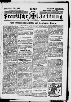 Neue preußische Zeitung vom 06.05.1916