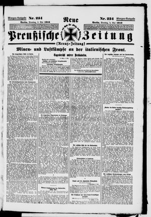 Neue preußische Zeitung on May 9, 1916