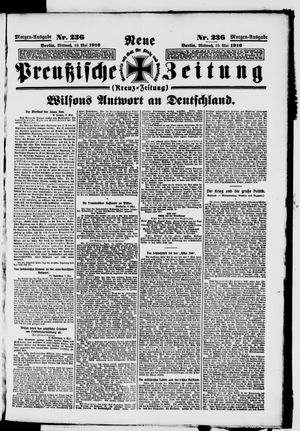 Neue preußische Zeitung vom 10.05.1916