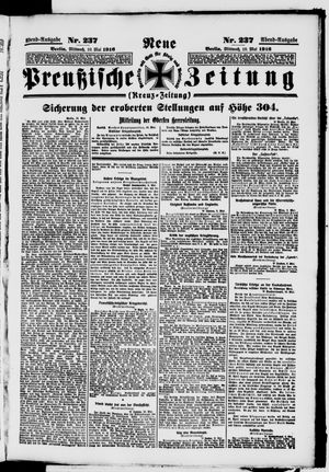 Neue preußische Zeitung vom 10.05.1916