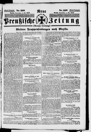 Neue preußische Zeitung vom 11.05.1916