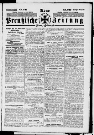 Neue preußische Zeitung vom 13.05.1916