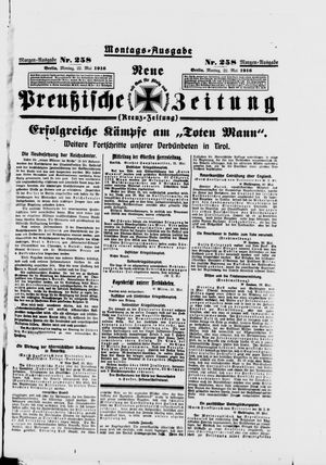 Neue preußische Zeitung vom 22.05.1916