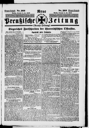Neue preußische Zeitung vom 24.05.1916
