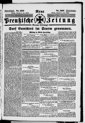 Neue preußische Zeitung vom 24.05.1916