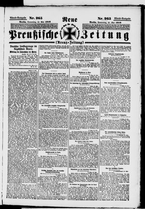 Neue preußische Zeitung vom 25.05.1916