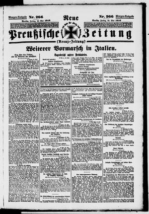 Neue preußische Zeitung vom 26.05.1916