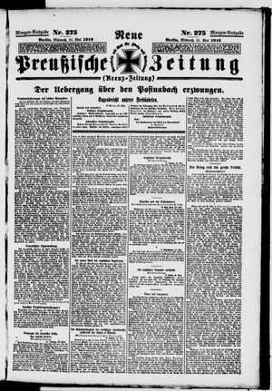 Neue preußische Zeitung vom 31.05.1916