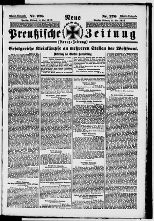 Neue preußische Zeitung vom 31.05.1916