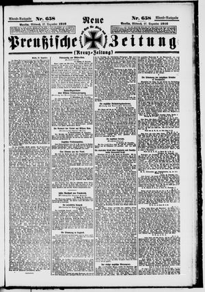 Neue preußische Zeitung vom 27.12.1916