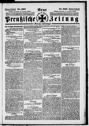 Neue preußische Zeitung vom 30.12.1916