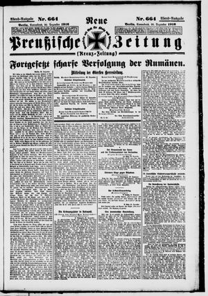 Neue preußische Zeitung vom 30.12.1916