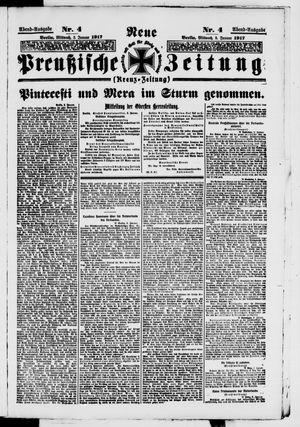 Neue preußische Zeitung on Jan 3, 1917
