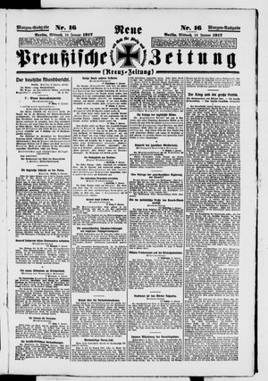 Neue preußische Zeitung vom 10.01.1917
