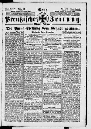 Neue preußische Zeitung vom 10.01.1917