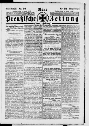 Neue preußische Zeitung vom 12.01.1917