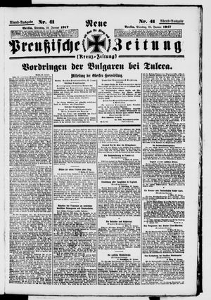 Neue preußische Zeitung vom 23.01.1917