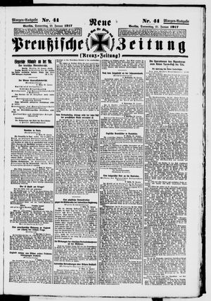 Neue preußische Zeitung vom 25.01.1917