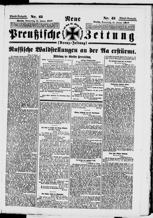Neue preußische Zeitung vom 25.01.1917