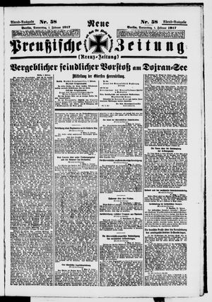 Neue preußische Zeitung vom 01.02.1917
