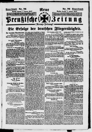 Neue preußische Zeitung on Feb 11, 1917