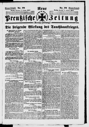 Neue preußische Zeitung vom 13.02.1917