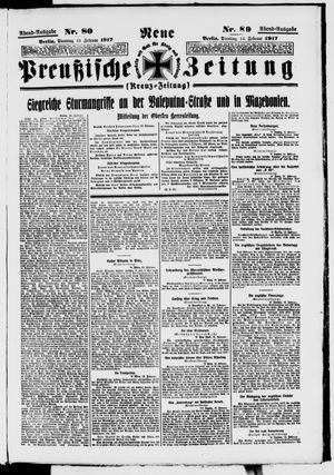 Neue preußische Zeitung vom 13.02.1917