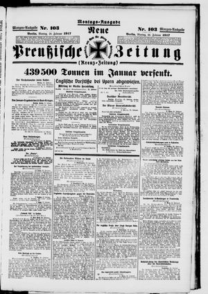 Neue preußische Zeitung vom 26.02.1917
