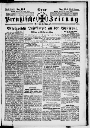 Neue preußische Zeitung vom 26.02.1917