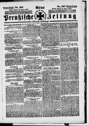 Neue preußische Zeitung vom 28.02.1917