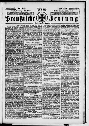 Neue preußische Zeitung vom 01.03.1917